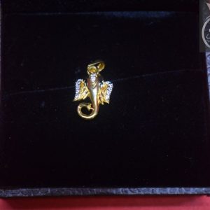 Ganesh Ji Hallmark Gold Pendant.